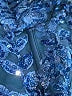 Unbranded 100% Polyester Stars Blue Cocktail Dress Size 2 - photo 7