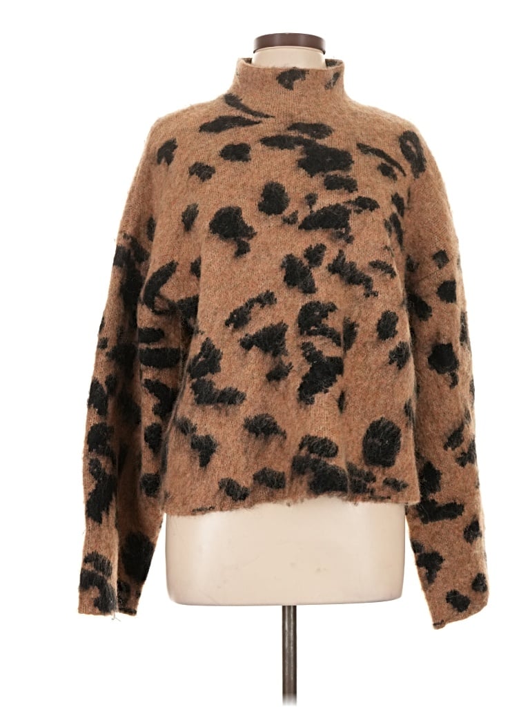 Pre-owned Commense Turtleneck Sweater In Brown