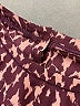 Unbranded 100% Polyester Animal Print Purple Short Sleeve Blouse Size L (estimated) - photo 7