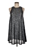 Want and Need Metallic Silver Casual Dress Size M - photo 1