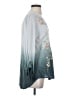 Tiny Floral Teal Long Sleeve Blouse Size XS - photo 4