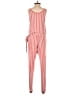 LOFT Beach Stripes Red Jumpsuit Size S (estimated) - photo 2