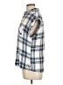 Rails 100% Rayon Plaid Silver Sleeveless Button-Down Shirt Size L - photo 5