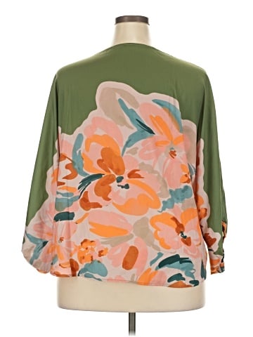 Wit & Wisdom 3/4 Sleeve Blouse (view 2)
