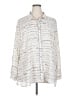 MULTIPLES 100% Polyester Print Ivory 3/4 Sleeve Blouse Size 2X - photo 1