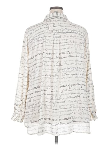 MULTIPLES 3/4 Sleeve Blouse (view 2)