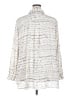 MULTIPLES 100% Polyester Print Ivory 3/4 Sleeve Blouse Size 2X - photo 2