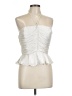 Aqua 100% Polyester Ivory Sleeveless Blouse Size L - photo 1