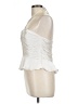 Aqua 100% Polyester Ivory Sleeveless Blouse Size L - photo 5
