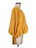 Truly Madly Deeply Yellow Long Sleeve Top Size M - photo 4