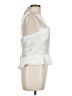 Aqua 100% Polyester Ivory Sleeveless Blouse Size L - photo 4