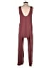 Fabletics Solid Burgundy Jumpsuit Size XS - photo 2
