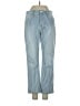 Just Black Stripes Blue Jeans Size 26 waist - photo 1