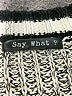 Say What? 100% Acrylic Tweed Gray Pullover Sweater Size M - photo 7
