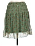 Max Studio 100% Polyester Paisley Green Casual Skirt Size L - photo 2