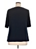 Connected Apparel Black Short Sleeve Top Size 1X - photo 2
