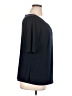 Connected Apparel Black Short Sleeve Top Size 1X - photo 4