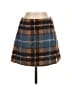 Et Clet 100% Polyester Plaid Brown Casual Skirt Size S - photo 1