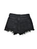 Zara Hearts Black Denim Shorts Size 2 - photo 2