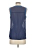 Charming Charlie Blue Sleeveless Blouse Size S - photo 2