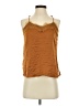 Nine West 100% Polyester Brown Sleeveless Blouse Size XS - photo 1