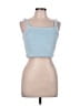 Unbranded 100% Polyester Blue Sleeveless Top Size L - photo 1