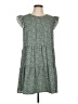 Unbranded 100% Polyester Tweed Green Casual Dress Size L (estimated) - photo 1