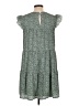 Unbranded 100% Polyester Tweed Green Casual Dress Size L (estimated) - photo 2