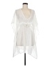 Echo 100% Polyester Ivory Swimsuit Cover Up One size - photo 1