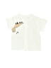 Unbranded 100% Polyester Graphic Ivory Short Sleeve Button-Down Shirt Size 6-9 mo - photo 1