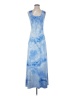 West Kei Tie-dye Blue Casual Dress Size S - photo 1