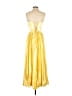 Unbranded 100% Polyester Yellow Cocktail Dress Size 4 - photo 2