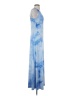 West Kei Tie-dye Blue Casual Dress Size S - photo 4