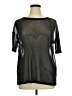 Unbranded Metallic Black Short Sleeve Top Size XL (estimated) - photo 1