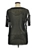 Unbranded Metallic Black Short Sleeve Top Size XL (estimated) - photo 2