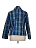 R.Q.T 100% Polyester Plaid Blue Jacket Size XL - photo 2