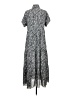 Max Studio 100% Polyester Gray Black Casual Dress Size S - photo 2