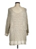 Purejill Metallic Ivory Pullover Sweater Size M - photo 1