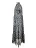 Max Studio 100% Polyester Gray Black Casual Dress Size S - photo 5