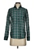 J.Crew Paisley Green Long Sleeve Button-Down Shirt Size 00 - photo 1