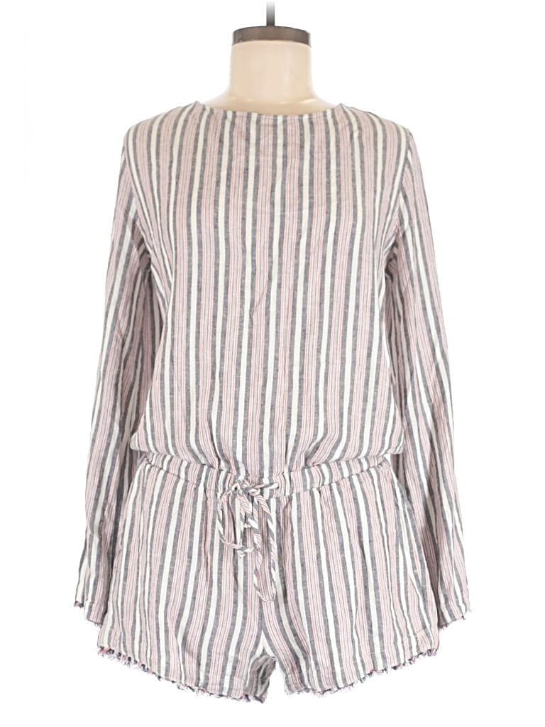 Pre-owned Cloth & Stone Romper In Gray