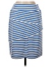 J. McLaughlin Stripes Blue Casual Skirt Size XS - photo 1