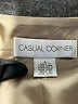 Casual Corner Solid Tan Formal Skirt Size 4 - photo 4