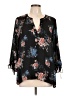 Everleigh 100% Polyester Black 3/4 Sleeve Blouse Size L - photo 1