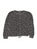 Barefoot Dreams Animal Print Gray Pullover Sweater Size 12 - photo 1