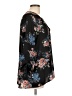 Everleigh 100% Polyester Black 3/4 Sleeve Blouse Size L - photo 4