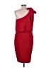GB Solid Red Cocktail Dress Size L - photo 2