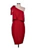GB Solid Red Cocktail Dress Size L - photo 1