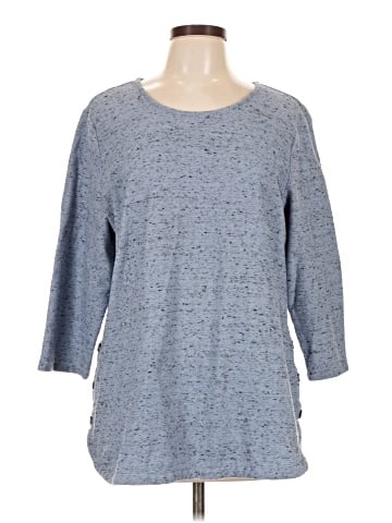 Christopher & Banks 3/4 Sleeve T-Shirt (view 1)