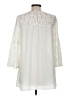 Halogen 100% Polyester Ivory 3/4 Sleeve Blouse Size M - photo 2